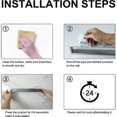 thumbnail image 4 of Stainless Steel Towel Rack, Self Adhesive Guest Towel Rack No Drilling, Adhesive Bath Towel Rack With Hooks For Bathroom (40cm, Brushed, 4 of 4