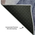 thumbnail image 3 of Addison Rugs Mayfield Washable Transitional Watercolors Navy Runner Rug, 2'3" x 7'6", 3 of 5