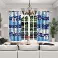 thumbnail image 6 of Lfeey Ocean Theme Curtains, Insulated Grommet Curtains 42x63 inches for Bedroom Darkening Blackout Curtains, Blue, 2 Piece, 6 of 6