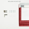 thumbnail image 5 of Exclusive Home Acadia 100% Blackout Roman Shade, 34"x64", Red, 5 of 13