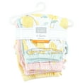 thumbnail image 2 of Hudson Baby Infant Girls Shorts Bottoms 4-Pack, Lemon Daisy, 4T, 2 of 3