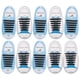 thumbnail image 2 of Cordones de silicona para zapatos perezosos, 60 unidades Cordones de silicona para zapatos perezosos Cordones de silicona para zapatos perezosos Eficiencia óptima, 2 of 14