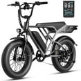 thumbnail image 1 of Jasion RetroVolt Electric Bike for Adults with 1500W Peak Motor, 48V 13Ah Removable Battery Electric Dirt Bike, 20" Fat Tire Off-road Electric Mountain Bike, 30MPH Ebike, UL 2849, 1 of 7