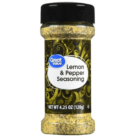 (2 Pack) Great Value Lemon & Pepper Seasoning, 4.24 (Best Lemon Pepper Chicken Wings Recipe)