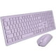 thumbnail image 1 of Combo de teclado y ratón inalámbricos Macally para Mac - Púrpura, 1 of 7
