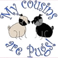 thumbnail image 2 of CafePress - Pug Cousins Infant Bodysuit - Baby Light Bodysuit, Size Newborn - 24 Months, 2 of 4