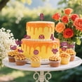 thumbnail image 4 of 12Pc Congratulations 2026 Graduation Cake Topper, Cupcake Decorations, Glitter Congrats Grad Cap, Class of 2026 Party Supplies for College Senior Celebration, 2026 Grad Cake Decor Set, 4 of 8