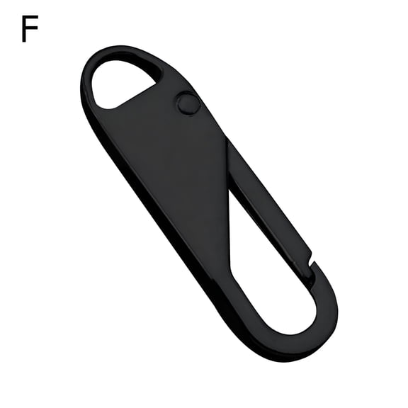 VANIDO 6 Pcs Universal Zipper Pull Tab Replacement Metal Handle Zipper Extender Handle Fixer Zipper Sliders for Backpack Jacket Handbag S8D9