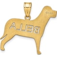 thumbnail image 4 of 14k Yellow Gold Dog with Cut-out Name Pendant Polished Lobster Laser-cut Sparkling Captivating Polished Inspired by artistry and crafted with passion, 4 of 4