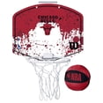thumbnail image 1 of Minicanasta de baloncesto WILSON, oficial del equipo de la NBA de los Chicago Bulls, 1 of 2