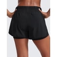 thumbnail image 2 of Shorts CRZ YOGA Cintura Alta 3" Transpirables Deportivos Negros, 2 of 9