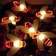 thumbnail image 2 of Guirnalda de luces solares de abeja de 6,5 m, 30 luces LED, para decoración interior y exterior, color blanco cálido, 2 of 5