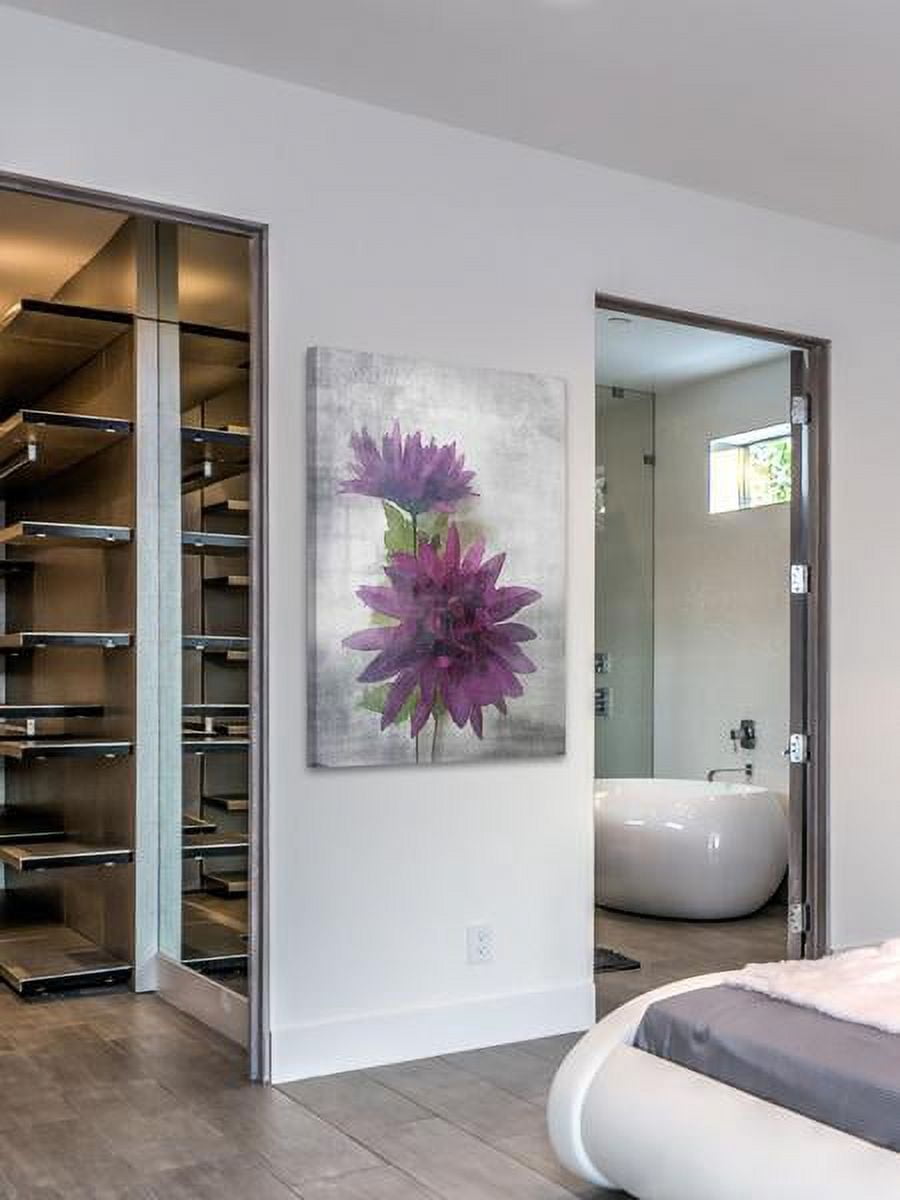 "Watercolor Garden 5" Painting Print on Wrapped Canvas