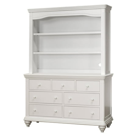 Lusso Nursery Vicenza Double Dresser With Hutch Walmart Com
