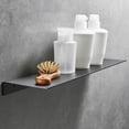 thumbnail image 4 of AYYUFE Wall-mounted Storage Holder Simple Punch-free Space Aluminum Wall Display Ledge Metal Shelf for Daily Use, 4 of 8