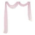 thumbnail image 2 of Washranp Sheer Window Scarf,Solid Color Ultra-thin Soft Voile Textured Bed Canopy Scarf Curtains for Home Decor 196.85*53.15inch, 2 of 5