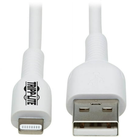 UPC: 0037332261045 | Tripp Lite Safe-IT USB-A to Lightning Sync/Charge Antibacterial Cable (M/M) MFi Certified White 1 m (3.3 ft.)
