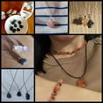 thumbnail image 4 of Colgantes de turmalina negra irregulares naturales, colgante de dijes crudos de forma libre, colgante de piedra curativa de yoga para fabricación de joyas hechas a mano, 4 of 5