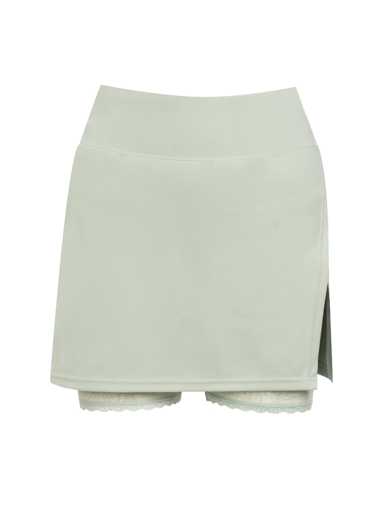 Jessica Simpson Women’s Solid Skirt with Lace Biker Short, Sizes XS-XXL