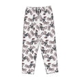 thumbnail image 4 of Naloa Bird Print Women’s Ultra-Soft Comfy Pajama Lounge Pants with Pockets & Drawstring, 4 of 8