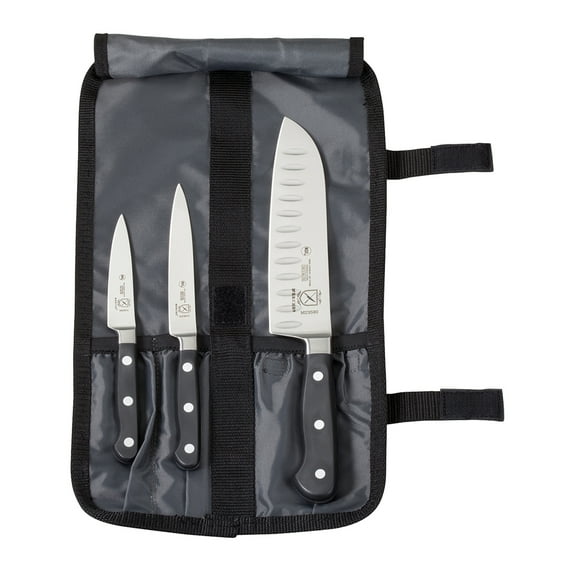 Barfly M21950 4 Piece Starter Knife Set w/ Heavy-Duty Storage Roll