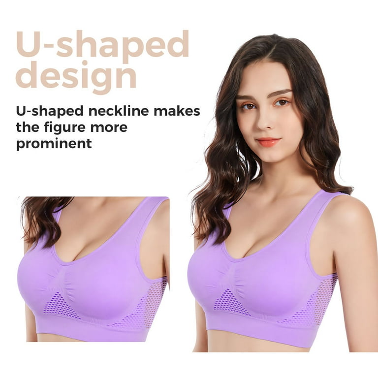 Women's Modern Sport Bra ,for Women Small to Plus Size Everyday Wear,  Exercise and Offers Back Support