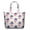White-46, variant on Boho Chic Vintage Style Travel Tote, Spacious Carry-On Bag with Durable Handles & Zipper Closure, Artistic for Fitness Enthusiasts