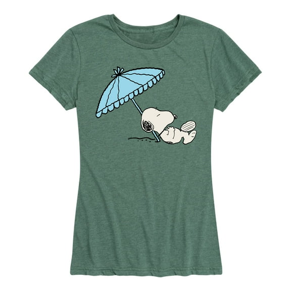 Peanuts - Lazy Snoopy - Women's Short Sleeve Graphic T-Shirt