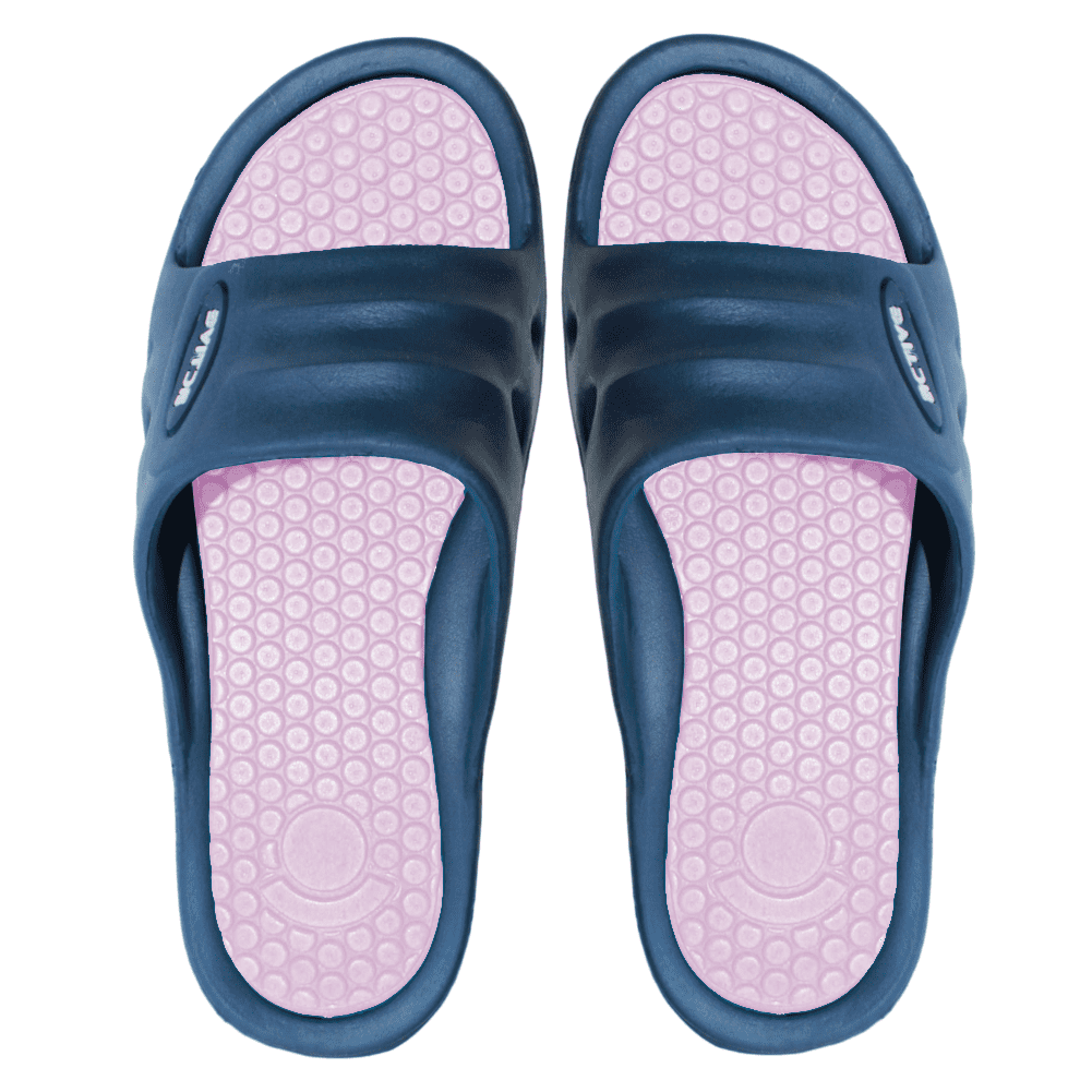 Shark Anchor Metal Womens Vintage Slipper Foam Open Toe Flat Sports Slide Sandals 