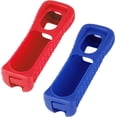 thumbnail image 3 of Jadebones 2X Étui en Silicone avec Dragonne pour Télécommande Wii (Rouge+bleu), 3 of 5