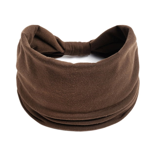 Banda elástica ancha deportiva para el cabello ZJT250126244 | Diadema de yoga de color puro, antitranspirante y absorbente del sudor | Diadema elástica de 14 x 24 cm para fitness, correr, gim