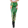 thumbnail image 1 of Zhanying Leggings de Noël Amusants pour Femmes, Confortables, Lisses, Sans Rembourrage, Noirs et Rouges, Grande Taille, Rose TG, 1 of 3