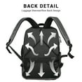 thumbnail image 5 of Travelhouse Travel Backpack for Men & Women Hiking Outdoor Carry On with Packing Cubes（Gray）, 5 of 6