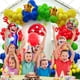 thumbnail image 5 of Kit de arco de guirnalda de globos con temática de Super Brothers Mario, 143 piezas, globos de látex rojos, amarillos y azules, suministros de decoración para fiesta de cumpleaños infantil, 5 of 5