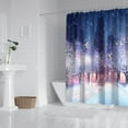 thumbnail image 2 of Shower Curtain for Bathroom Christmas Snowflake Shower Curtains Durable Modern Bathroom Curtains Hooks Included,72x72Inch, 2 of 5