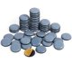 thumbnail image 1 of 40Pcs Easy Move Heavy Thickening Furniture Leg Slider Pads Self-Adhesive Floor Mat Floor Protector A, 1 of 5