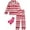 Red Reindeer, variant on PJ's & Presents Girls' Christmas Pajamas - 2-Piece Flannel Christmas Pajama with Matching Socks (4-16)