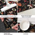 thumbnail image 3 of Colorful Mushroom Bird Black Pattern Kitchen Rug Mat,Kitchen Runner Rugs Non Skid Washable,Decorative Kitchen Floor Mats for Kitchen,Sink,Laundry,17"X47", 3 of 5