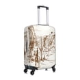 thumbnail image 3 of Haiem Western Desert Cowboys Luggage Cover,Durable, Washable Suitcase Protector With Anti-Scratch Technology - Keep Your Luggage Looking New Large, 3 of 9
