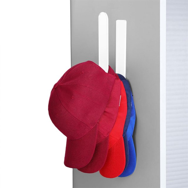 Soporte Sombrero Multipropósito Rack Almacenamiento Adhesivo Organizador Béisbol Gatsing Pared para