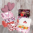 thumbnail image 5 of Michellecmm Valentines Candy Heart Box 12Pcs White Cardboard Heart Letter Print Chocolate Presents Boxes for Birthday, Valentine's Day, 5 of 7