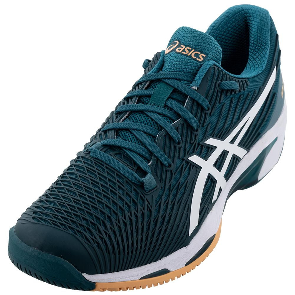Asics Men`s Solution Speed FF 2 Tennis Shoes Velvet Pine and White ( 13 ) -  Walmart.com