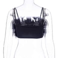 thumbnail image 2 of Bralette Tops Women Vest Delicate Bandeau Bra Waistcoat for Outdoor Sport Black S 1Pack Breathable, 2 of 5