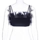 thumbnail image 2 of Bralette Tops Women Vest Delicate Bandeau Bra Waistcoat for Outdoor Sport Black S 1Pack Breathable, 2 of 5