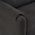 thumbnail image 5 of AOOWOW Home French Country Flannelette Storage Modular Sofa, Black, 5 of 8