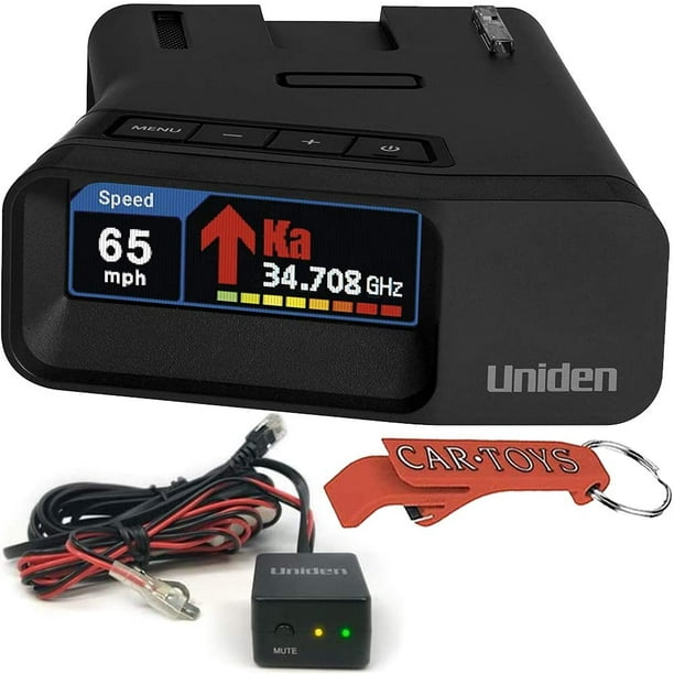 Uniden R7 Extreme Long Range Laser Radar Detector And Smart Hardwire Kit Alerting Device Bundle Built In Gps Dual Antennas Front Rear W Arrows Voice Alerts Red Light Camera Speed Camera Alerts Walmart Com