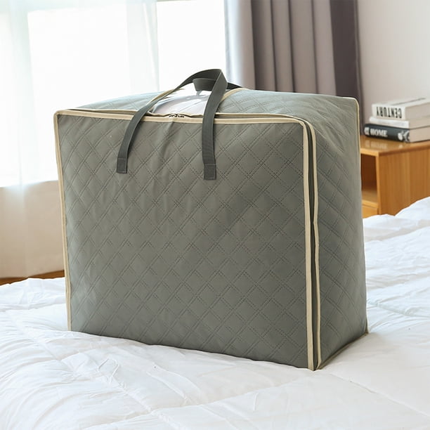 Organizador de ropa, armario, bolsa de almacenamiento multiusos, bolsa de lavandería para equipaje, maletas, ropa, edredones, muebles, mantas, fundas, contenedores de almacenamiento lavables.