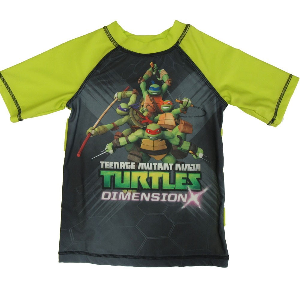 Rash Guard Shirts Nickelodeon Little Boys Teenage Mutant Ninja Turtles
