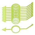 thumbnail image 2 of 10 piezas de accesorios para billar, marcador de posición de bola de alto rendimiento con Amarillo, 2 of 8