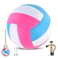 thumbnail image 1 of Set de voleibol ELKCIP oficial, talla 5, suave e impermeable, rosa, 1 of 6